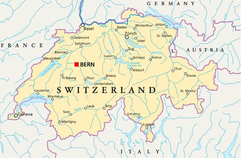 Swiss map