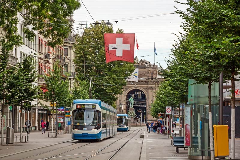 The Zurich Card includes free public transport 